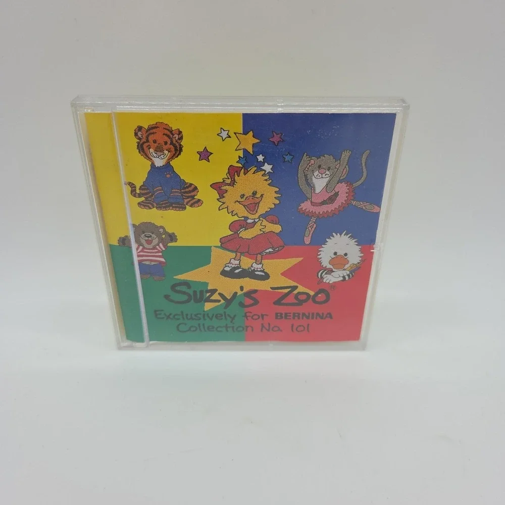Bernina Embroidery Card. Suzy's Zoo Collection No. 101 Bernette For Bernina